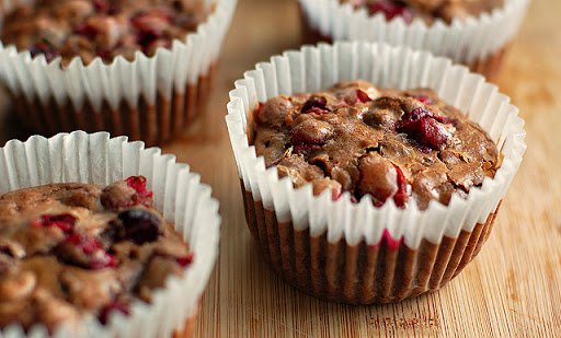 Bánh xốp nướng việt quất